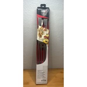 Weber Style Grilling 5 Piece Stainless Steel Skewer Set #6726 - New